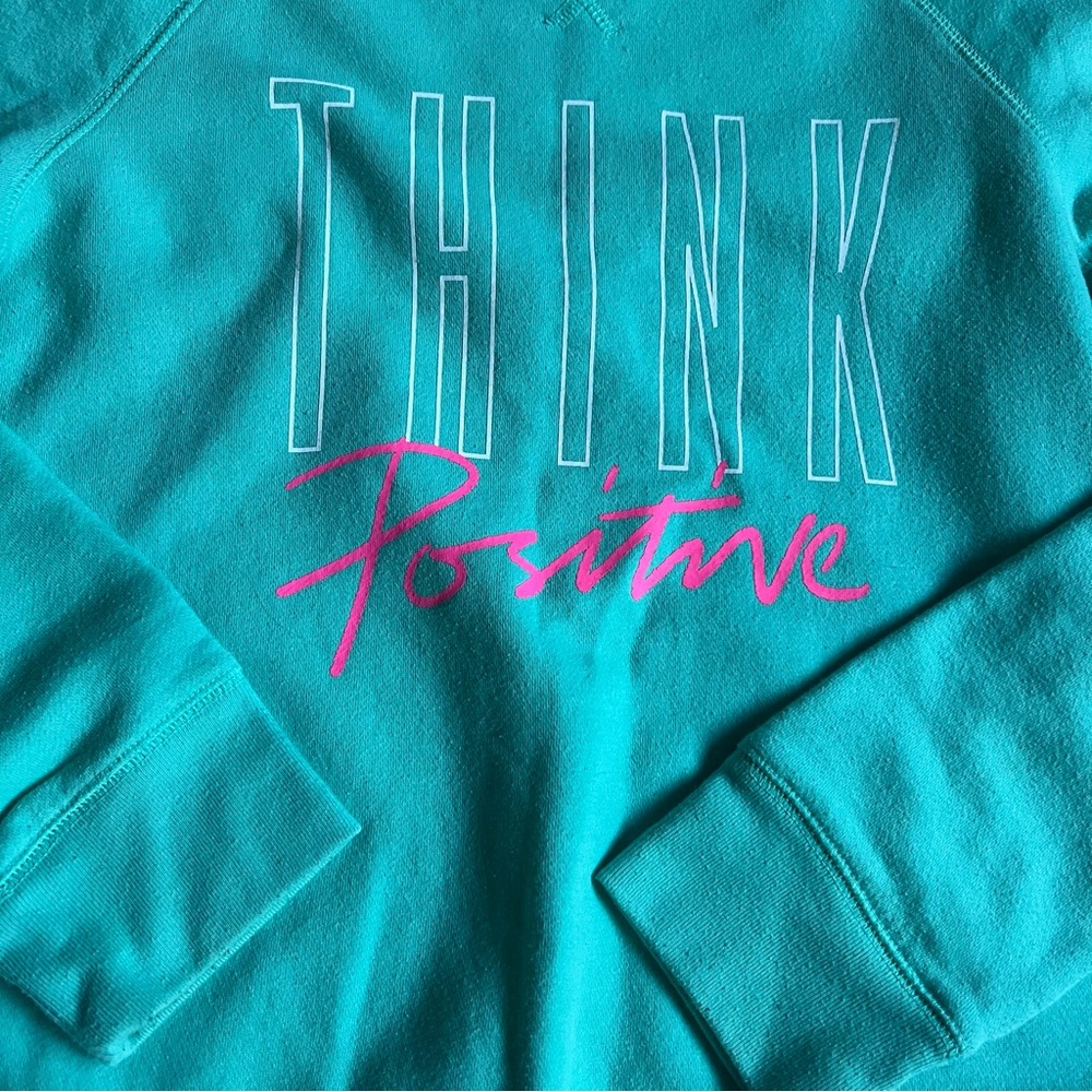 Old Navy Active Teal Sweatshirt - Picture 2 of 3